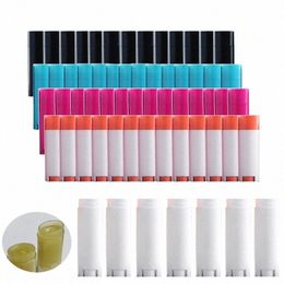 50pcs 5g Empty Lip Balm Tubes Lipstick Ctainers DIY Cosmetic Tube Portable Cosmetic Bottle for Travel C0gG#