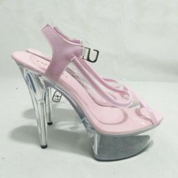 Dance Shoes 6 Inch Sexy High Heel Shoe Fetish Summer Lace Wedding 15cm Quality White Rhinestone Heels