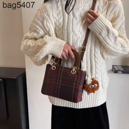 Shoulder Bag Designer Princess Diana Bag by Mail Korean Version of Popular Portable Daifei for Women New Fashionable and Versatile Shoulder Trendy Highend