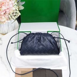 Top Quality 10a designer b purses womens b Weave handbs Genuine Leather Pouch Coin Case Mini Strap Shoulder Handbs Cross body Weave b