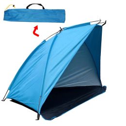 Shelters Single Layer Beach Tents 2 Persons Camping Tent Anti UV Sun Shelters Awning Shade Outdoor Tent for Fishing Picnic Hiking