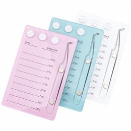 magnetic Eyel Sucti Plate Holder Glue Pallet Acrylic Board Grafting False Les Extensi Stand Pad Makeup Tools m90b#