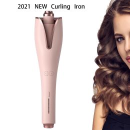 Irons 2021 NEW AntiPerm Curly Hair Curler For Women Automatic Rotation Hair Rollers Negative Ion Curling Iron Wave Magic Styling Tool