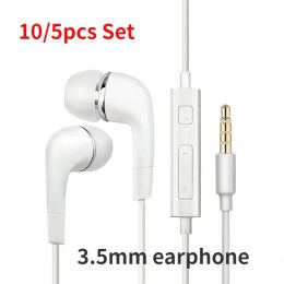 Earphones 10/5Pcs Set EHS64 3.5mm Earphones For Samsung S8 S9 S10 A23 A32 A42 A52S A51 InEar Wired 3.5mm Headsets For Huawei Xiaomi Phone