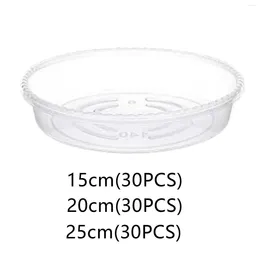 Take Out Containers 30x Plant Saucers Thicker Durable Waterproof Reusable Trays Pot Tray