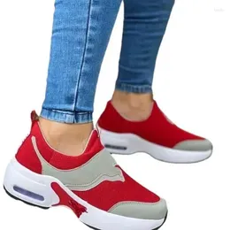 Casual Shoes Plus Size 35-43 For Women Sneakers Slip On Comfortable Ladies Vulcanize Wedge Platform Round Head