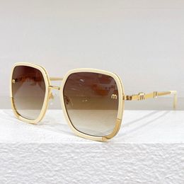 2024 Summer Beach Sunglasses for Men Women Designer Square Metal Frame Outdoor Leisure Travel Vacation M Lens Sunglasses SMU96