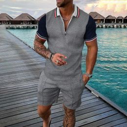 Running Sets Mens Short Sleeve Casual Shirt And Shorts Two Piece Summer 3 Suit Men Classic Tan Dress Jacket Tuxedo With Lapel