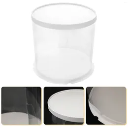 Take Out Containers 1pc Baking Cake Packing Box Dessert Case Round Gift Package