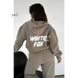 Whites Fox Hoodie Women Designer Tracksuit Sets Clothing Set Women Spring Autumn Winter New Hoodie Set Fashionable Sporty Long Sleeved Pullover Hooded 3839