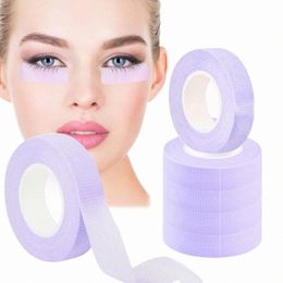 6/12/24/48 Rolls Purple Eyel Extensi Paper Tape Lint Breathable N-woven Cloth Adhesive Tape for False Les Patch Supply E3bz#