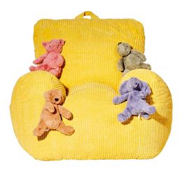 Multitpoint Corduroy Beag Chair (yellow)