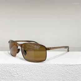 Sunglasses Women's Summer High Version Of Ins Driving Female Titanium Rectangle Luxury Brands Woman P8541
