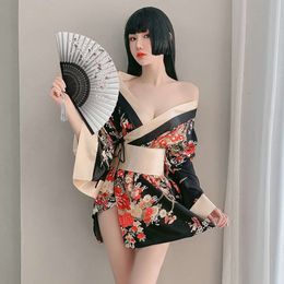 Fei Mu's Fun Underwear Open Package Jumpsuit, Stockings, Sexy Set, Maid, Flight Attendant, Kimono, Teasing Hand Torn Socks