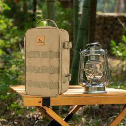 Tools Kerosene Lamp Storage Bags Camping Lantern Storage Pouch With Pockets Easy To Carry Outdoor Hiking Tools Protector Cover Bags