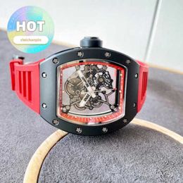 Designer Wrist Watch RM Wristwatch RM055 Black Ceramic Americas Limited Edition Fashion Leisure Business