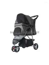 Dog Carrier Go Out Small And Medium-sized Portable Pet Cart Cat Foldable Tricycle Cage Supplies Package Mail