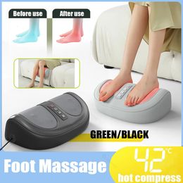 Compress Electric Foot Massager Feet Machines Shiatsu Deep Kneading Roller Therapy Relief Chronic Pain Muscle Tension Relax 240312