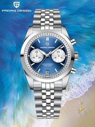 2023 PAGANI DESIGN 1775 Men Sports Quartz Chronograph Watches Sapphire Stainless Steel Diving Clock Montre Homme Waterproof 240315