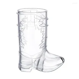 Wine Glasses Cowboy Boot Whiskey Clear Glass Cup For Western Themed Party S Cups Decorations