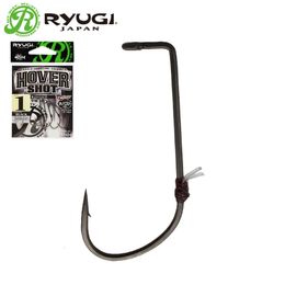 RYUGI Hover S Hook Finesse Soft Lure Zander Fishing Lures Diy Weedless Jighead Strolling Rig Goods HHS127 240312