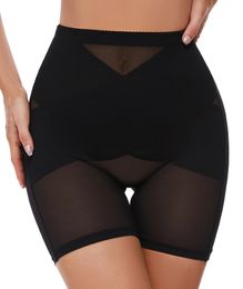 Womens Low Rise Shapewear Tummy Control Panties Flat Belly Shorts Butt Lifter Knickers Body Shaper Breathable Boxers 240314