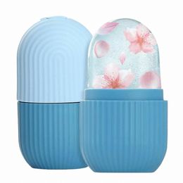 silice Ice Roller Mould Mini Portable Face Cleansing Tool Cold Compr Soothing Massage Ice Box Durable Skin Care Tool e8r3#