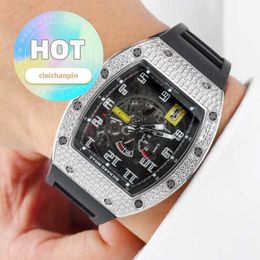 Designer Wrist Watch RM Wristwatch Rm030 Platinum Original Diamond Fashion Leisure Business Sports Machinery