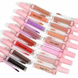 custom 30colors Clear Watere Jelly Lipgloss Waterproof Little Shiny Hydrating Moisturizing Mirror Liquid Lipstick Bulk Makeup Y1tT#