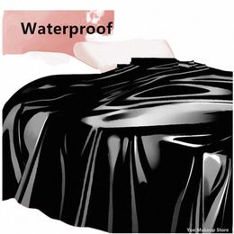 1pc Black Eyel Extensi Bed Sheets Cover Waterproof Adult Sex Bed Sheets For Sex Game Lubricants Couple Flirt Sexy T u3c7#