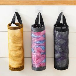 Storage Bags Garbage Bag Wall Mount Shopping Hanging Plastic Holder Trash Organizer Kitchen Dispenser