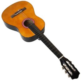 Cables Stock 34 Inch and 36 Inch Full Basswood Body Classic Guitar Full Size Design High Gloss Classical Guitar Without Truss Rod