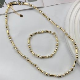Necklace Earrings Set Simple And Versatile Handmade Beaded Bracelet Jewellery Men Women High Quality
