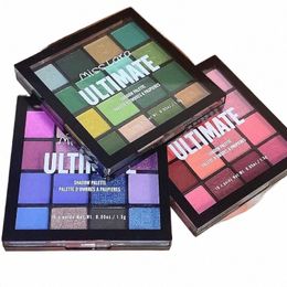 16 Colours Eyeshadow Palette Matte Glitter Pearlescent Powder Delicate Easy To Clear Shimmer Eye Shadow Green Spirit Make Up b1bY#