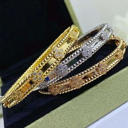 High Quality 925 Sterling Silver Narrow Edition Kaleidoscope Bracelet for Women Charm Fashion Luxury Party Jewellery