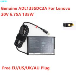 Adapter Genuine ADL135SDC3A 135W 20V 6.75A ADL135SLC3A AC Adapter For Lenovo Thinkpad X1 R720 YOGA 16 Y700 Laptop Power Supply Charger