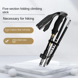 Sticks GoagainOutdoor Folding Trekking Pole, Carbon Fiber, UltraLightweight, Telescopic, Portable