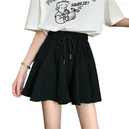 Women's Sleepwear Pajamas Skirt Shorts Black Cotton Light Grey S-3XL Female Loose Type Mirco Elasticity Three-Quarter Length