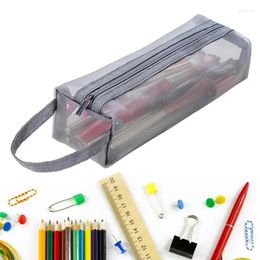 Storage Bags Clear Toiletry Bag Mesh Toilet Travel Cosmetic Transparent Organizer Portable Case