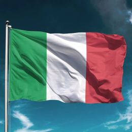 Accessories Italy Flag National Hold Banner Flying Polyester Outdoors Decor Garden Decoration Wall Backdrop State Cheer Support Glad