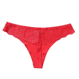 Women's Sleepwear Women Sexy Lace Panties Lingerie Underwear Underpants Seamless Thong Young Girl Female 2024