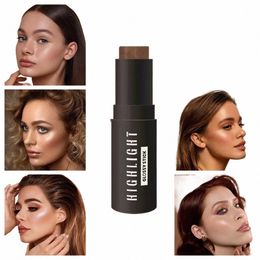highlighting&brzer Stick Face Brightening Highlighter Makeup Ccealer Pen Lg Lasting Face Nose Shadow Ctouring Cosmetics V4iI#
