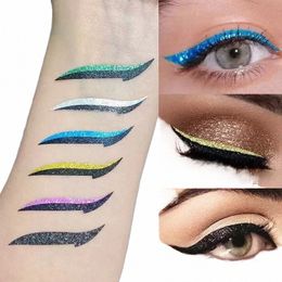 double Eyelid Line Stickers Glitter Eyeliner Sticker Set Waterproof Reusable Eye Makeup Self-adhesive Sticker Beauty Accories o8OA#