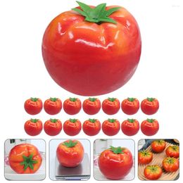 Decorative Flowers 15 Pcs Artificial Tomato Foam Vegetables Model Decoration Plant Realistic Models Fake Veggie Props