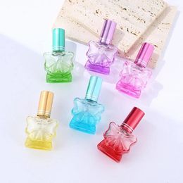 Storage Bottles 1PC Mini Bow Tie Perfume Dispenser Spray Bottle Colorful Glass Refillable Portable Travel Oils Liquid Cosmetic Container