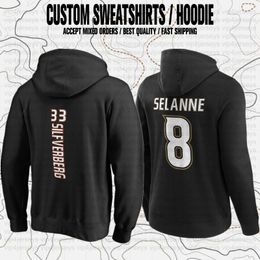 Teemu Selanne Trevor Zegras Troy Terry John Gibson Frank Vatrano USA Hockey Club Fans Branded Sports Sweatshirts Fleece Pullover Hoodies