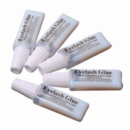 50pcs False Eyel Glue Waterproof Eye L Cosmetic Tools False Eyeles Makeup Adhesive Clear-white Dark-black mini 2ml glue y0HT#