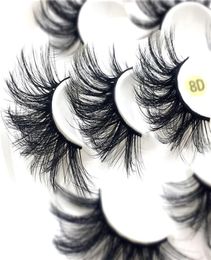 NEW 7 pairs 3D Mink Lashes Natural False Eyelashes Dramatic Volume Fake Lashes Makeup Eyelash Extension Silk Eyelashes 8D015406843