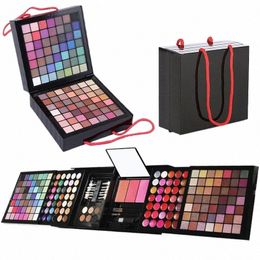 177 Colour Eyeshadow Palette Blush Lip Gloss Ccealer Kit Beauty Makeup Set All-in-One Makeup Kit with Mirror Applicators 76BX#