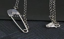 20FW CH Fashion pin pendant necklace chain bijoux for mens and women trend personality punk style Lovers gift hip hop jewelr5464153